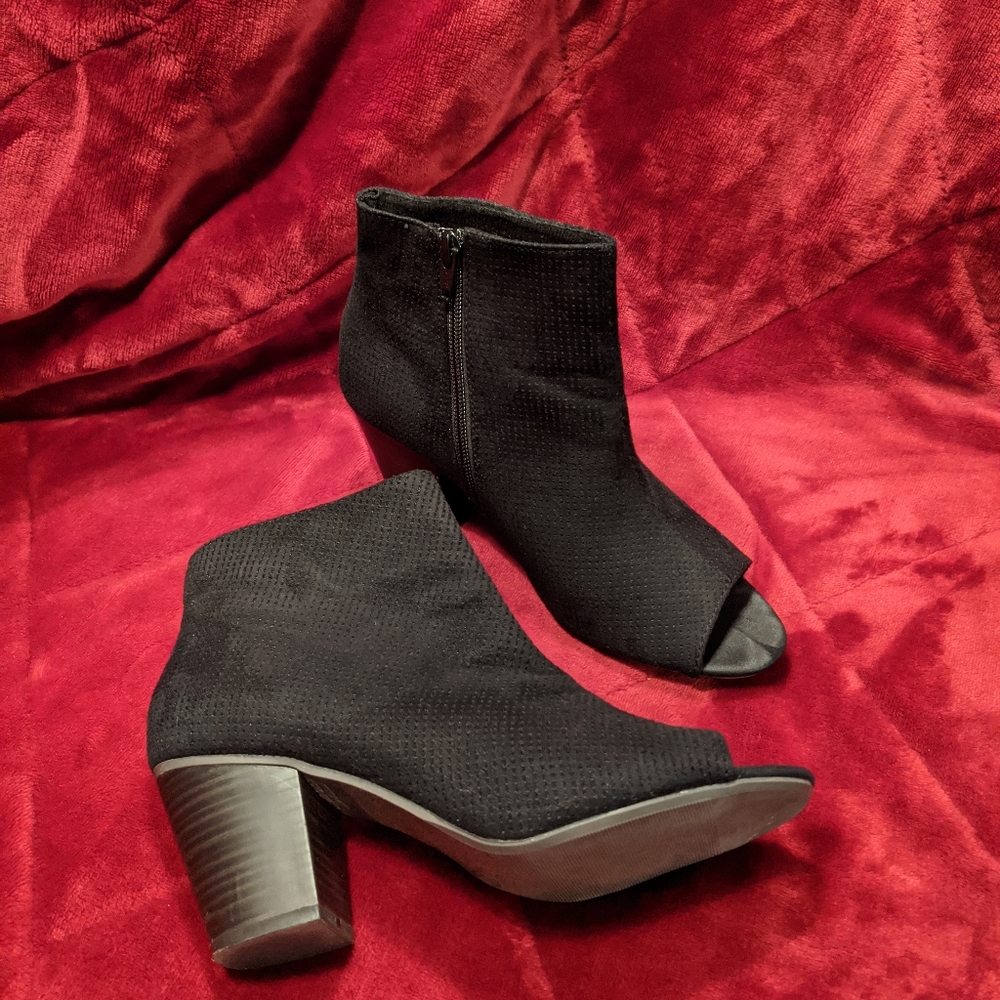 Old Navy Peep Toe Booties